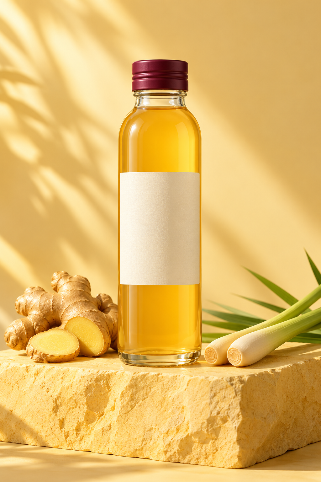 Visual AI botol konsep Halia & Serai